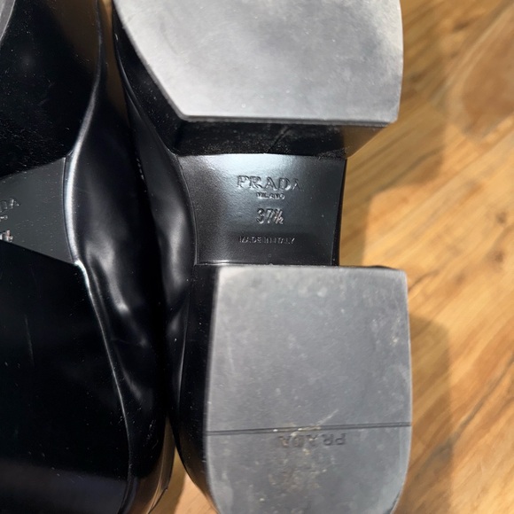 Prada Platform Loafers Sz 37.5 - Picture 3 of 7